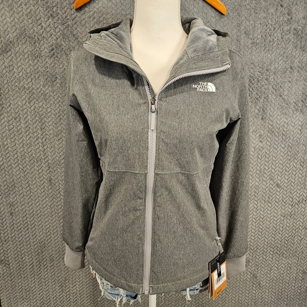 The North Face Shelbe Raschel Hoodie Grey Heather WindWall Jacket NF0A84JD Small